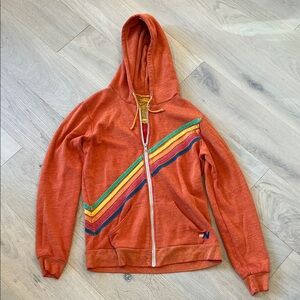 Aviator Nation Orange Hoodie